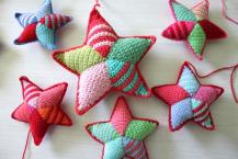 knitted ornaments